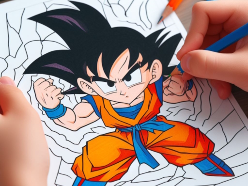 Anime Coloring Book img