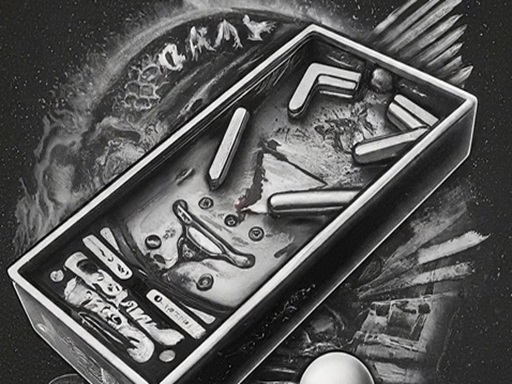 Pinball Black N White img