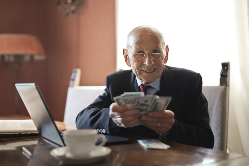 Man Counting Money